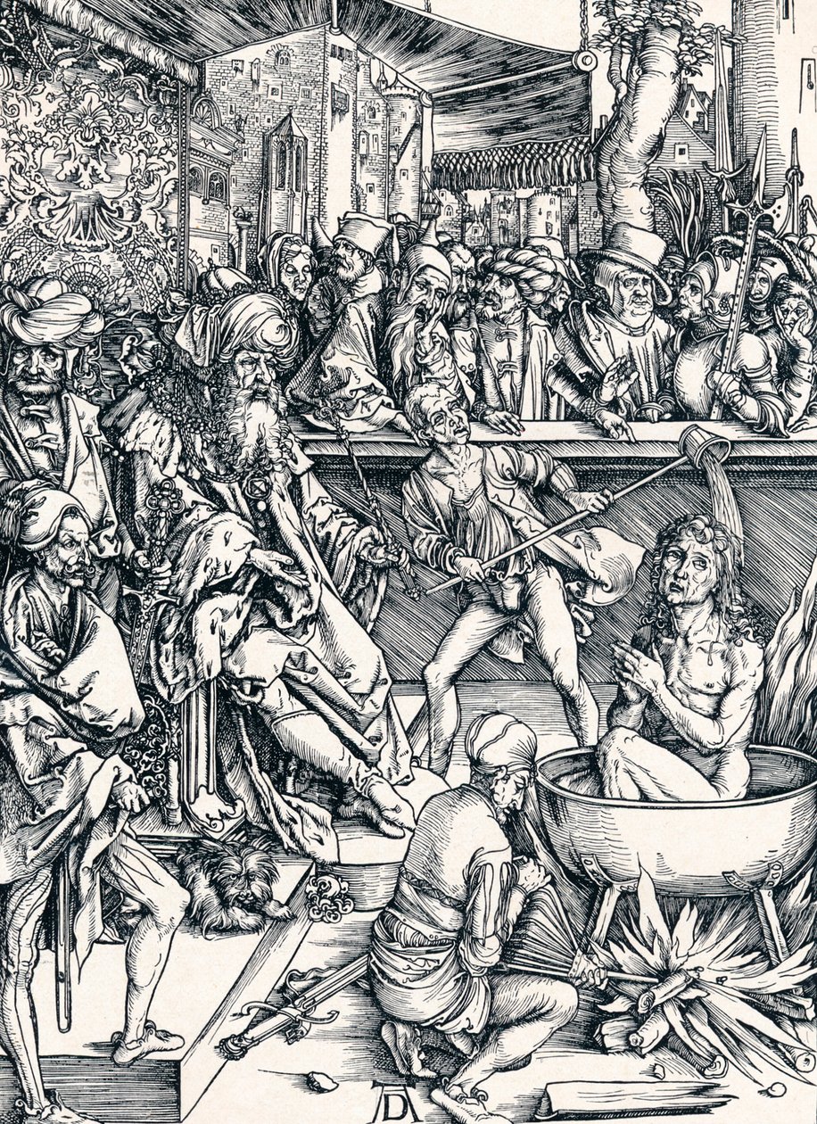 聖ヨハネの殉教、1498年1906年 作： アルブレヒト・デューラー