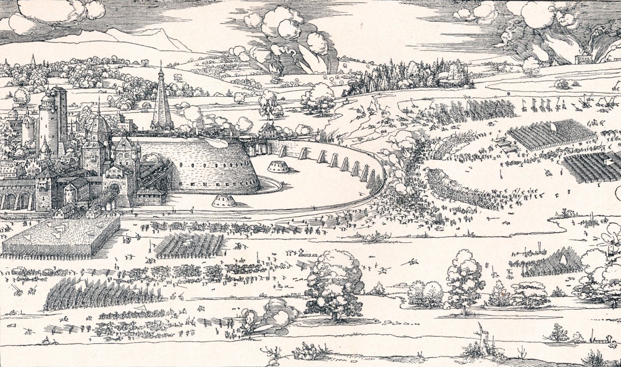 要塞の包囲I、1527年1527年 作： アルブレヒト・デューラー