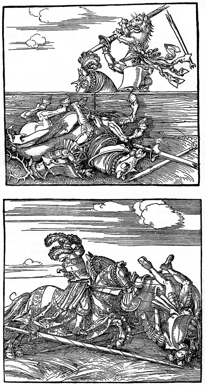 トーナメントシーン、1515-1516、1936 作： アルブレヒト・デューラー