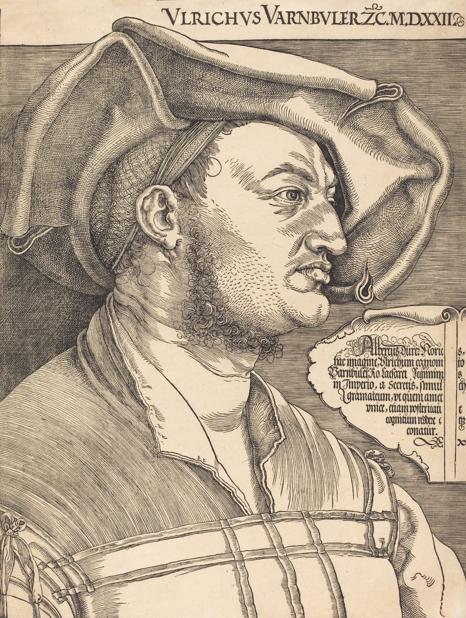 Ulrich Varnbuler、1522年。 作： アルブレヒト・デューラー