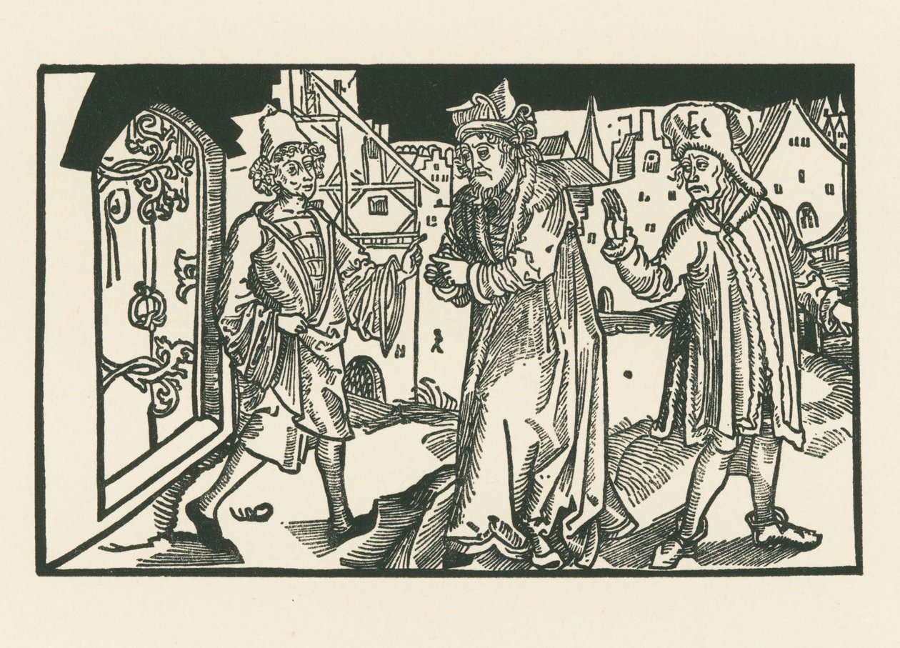 ダヴス、シモ、クレメス、1492-93年頃（木版画） 作： アルブレヒト・デューラーまたはデューラー