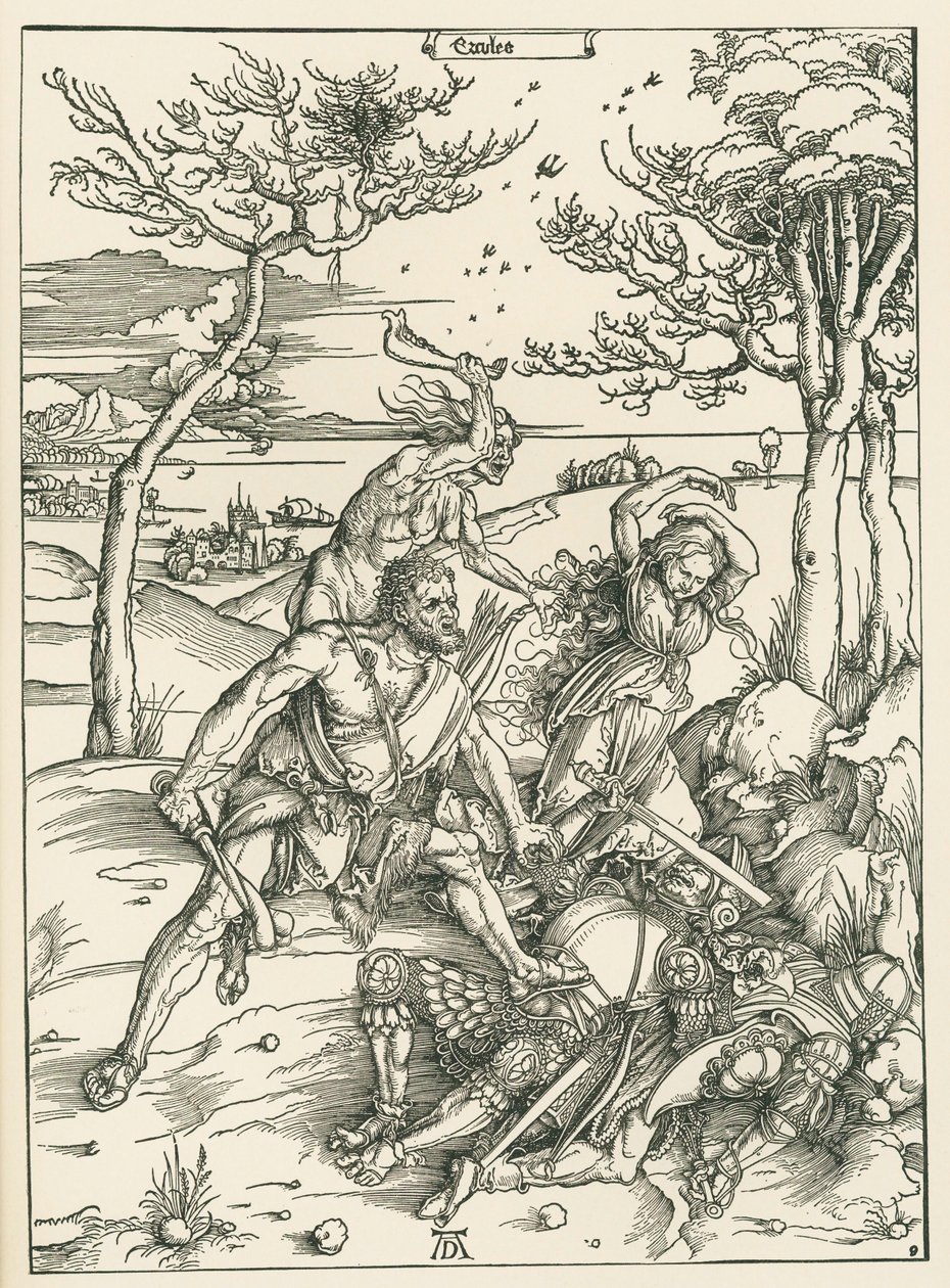 エルクレス、1496年頃（木版画） 作： アルブレヒト・デューラーまたはデューラー