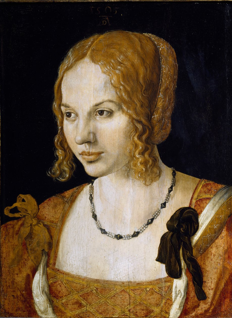 ベネチアの若い女性の肖像 アルブレヒト・デューラー（1471-1528）の絵画