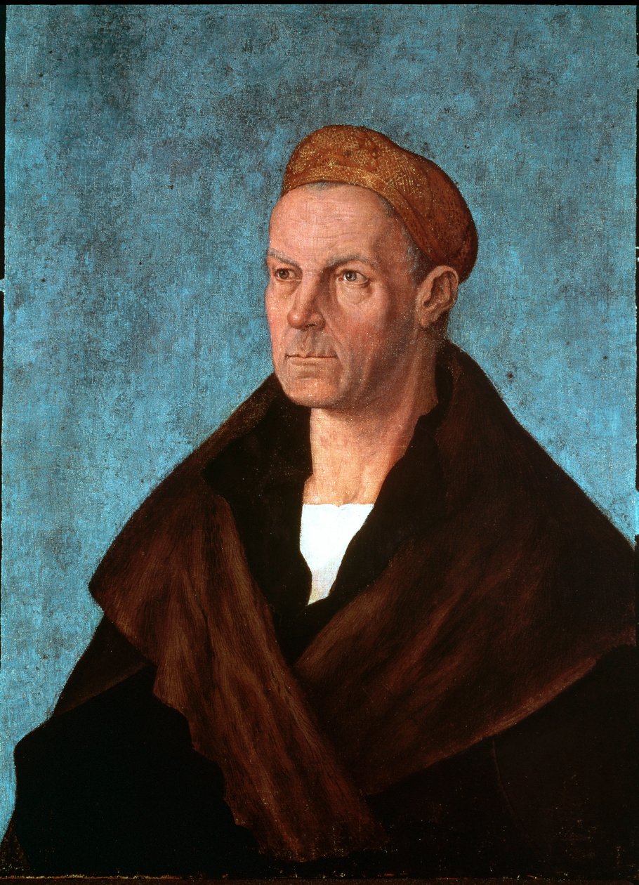 ドイツの銀行家Jakob II Fugger dit le Riche (1459-1525)の肖像 Detrempe d