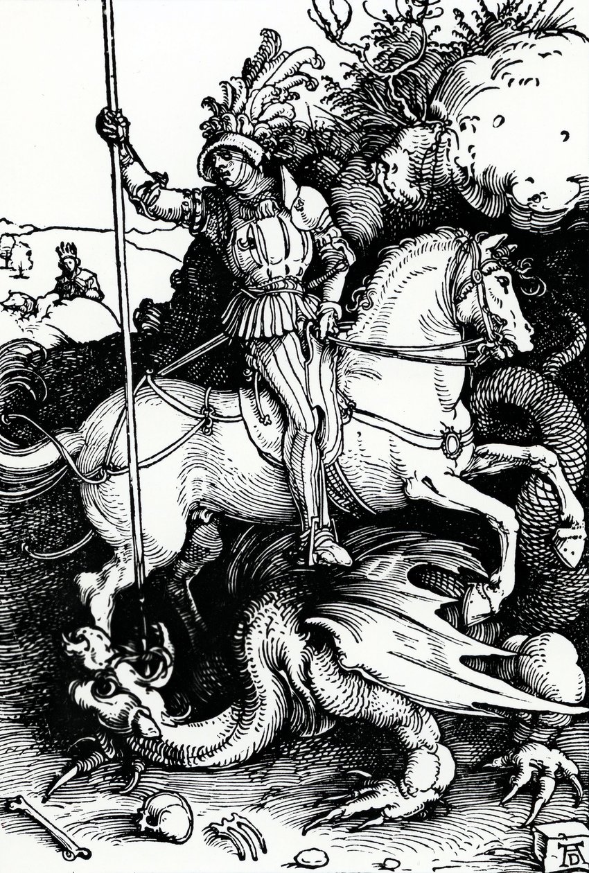 St.George and the Dragon 作： アルブレヒト・デューラー