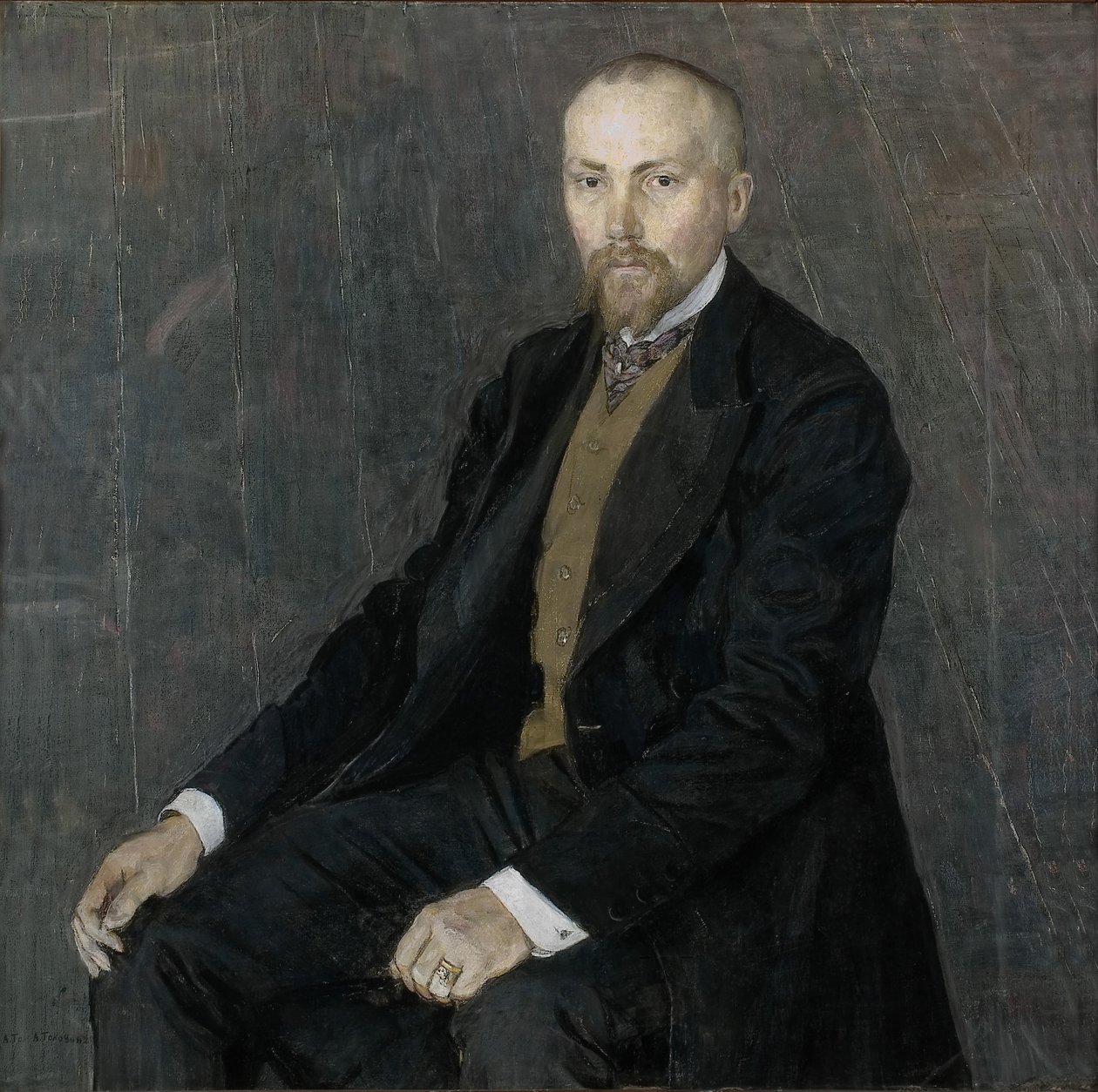 アーティストの肖像画ニコラスレーリッヒ1874-1947年、1907年 作： アレクサンドル・ヤコブレビッチ・ゴロビン