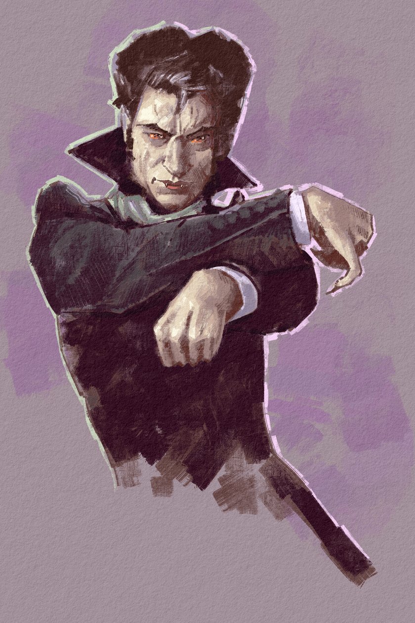 Conde Drácula (ilustração) 作： アレッサンドロ・ロナティ