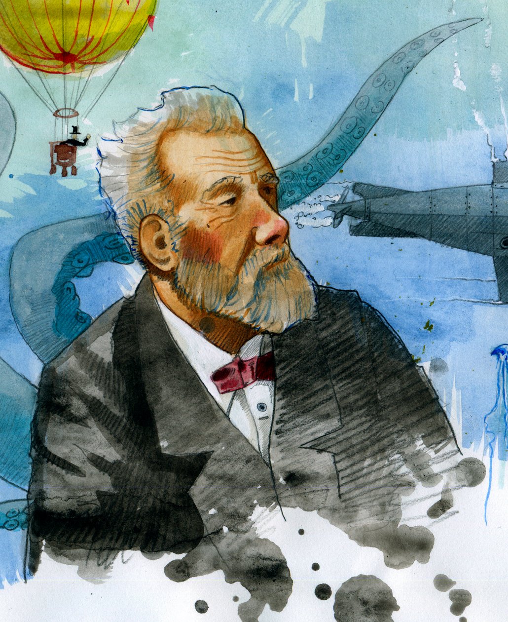 Portrait of the French writer Jules Verne (1828-1905) (Portrait of french writer Jules Verne) Illustration by Alessandro Lonati   1458826   ja       japanese Successfully Translated  Original: Josiah Wedgwood (oil on canvas) Translat: Josiah Wedgwood (oil  作： アレッサンドロ・ロナティ