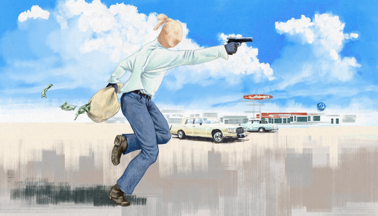 泥棒（イラスト） 作： アレッサンドロ・ロナティ