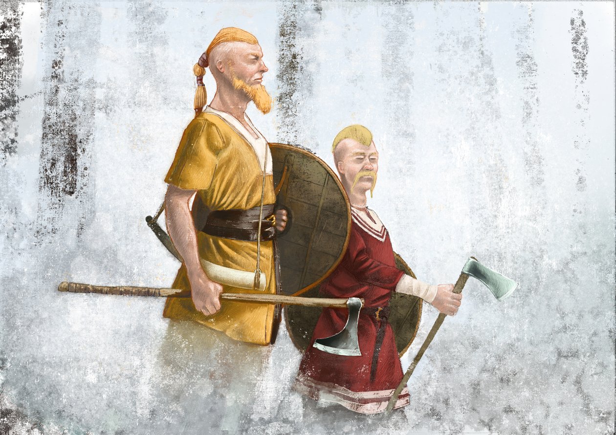 Vikings na floresta de névoa 作： アレッサンドロ・ロナティ