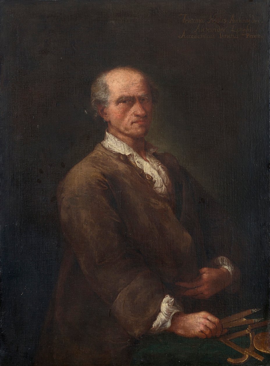 バルトロメオ フェラチーナの肖像画 1692 ～ 1777 年、1770 年頃。 作： アレッサンドロ・ロンギ