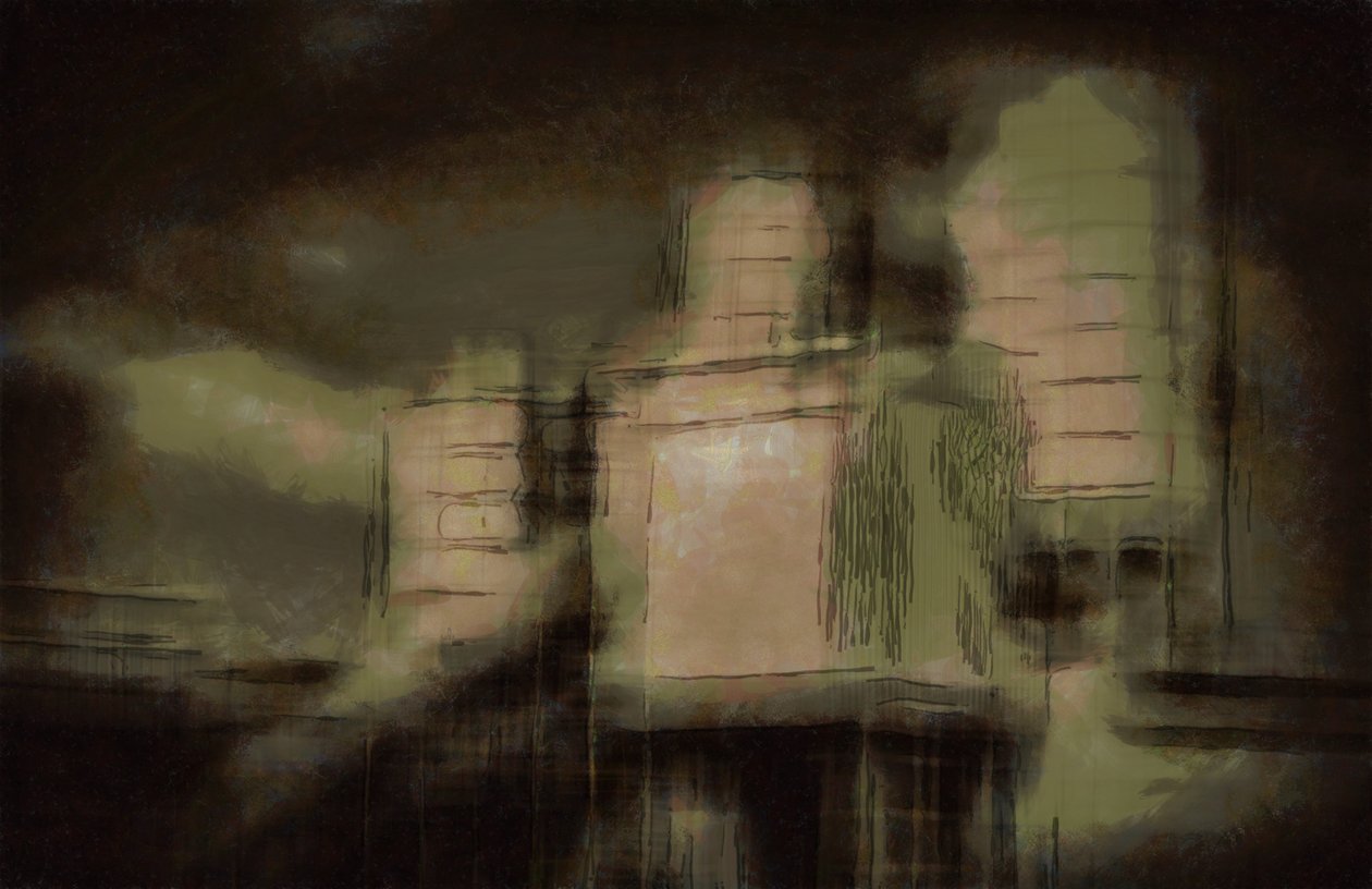 Untitled,2019,(mixed media) 作： アレックス・キャミンカー