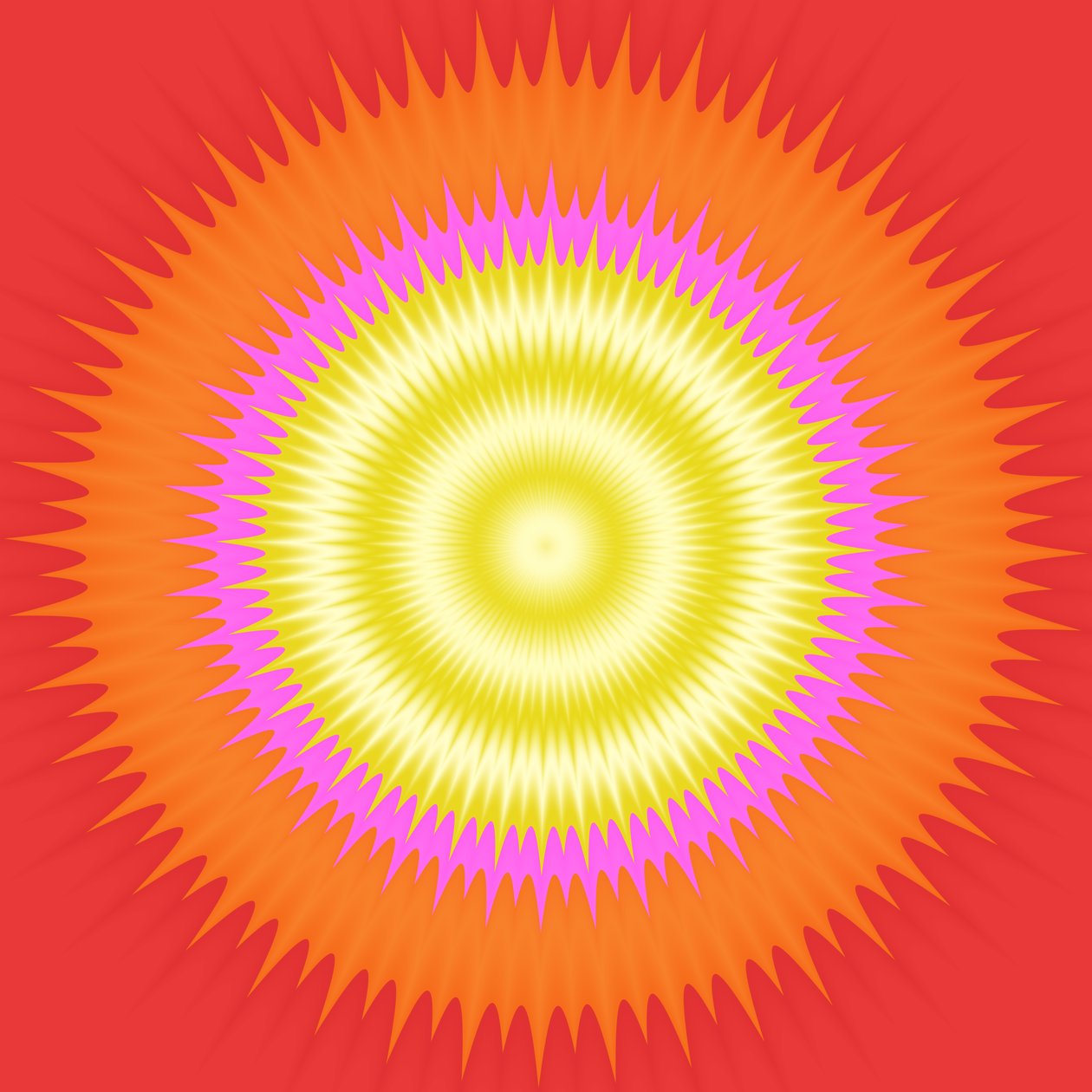 bursts in the sun,2019,(mixed media) 作： アレックス・キャミンカー