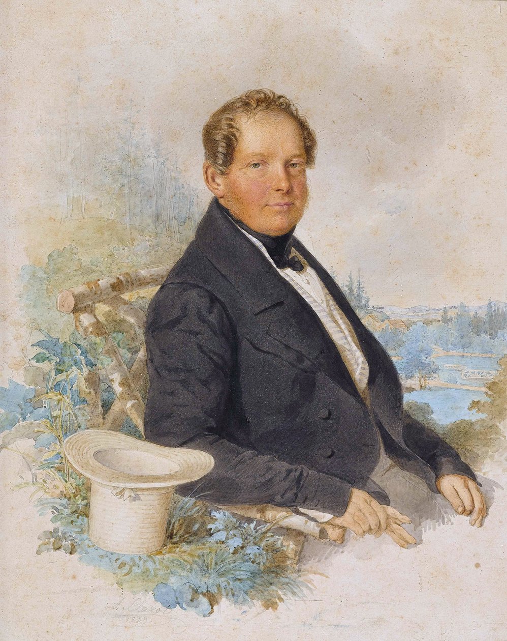 プロイセン皇太子フリードリヒ・ヴィルヘルム（1795-1861） 作： アレクサンダー・クラロット