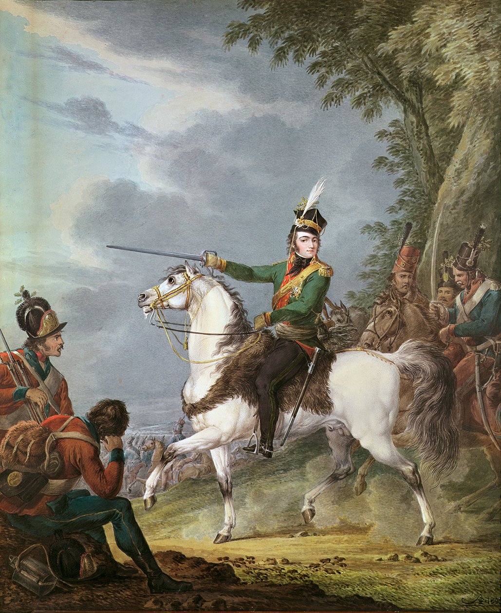 ジョゼフ王子アントニ・ポニアトフスキー（1763-1813）1809-13 作： アレクサンダー・オシポビッチ・オルロウスキ