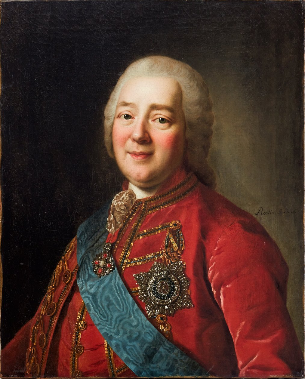 ロシア伯爵ニキータイワノビッチパニン（1718-1783）の肖像 作： アレクサンダー・ロスリン