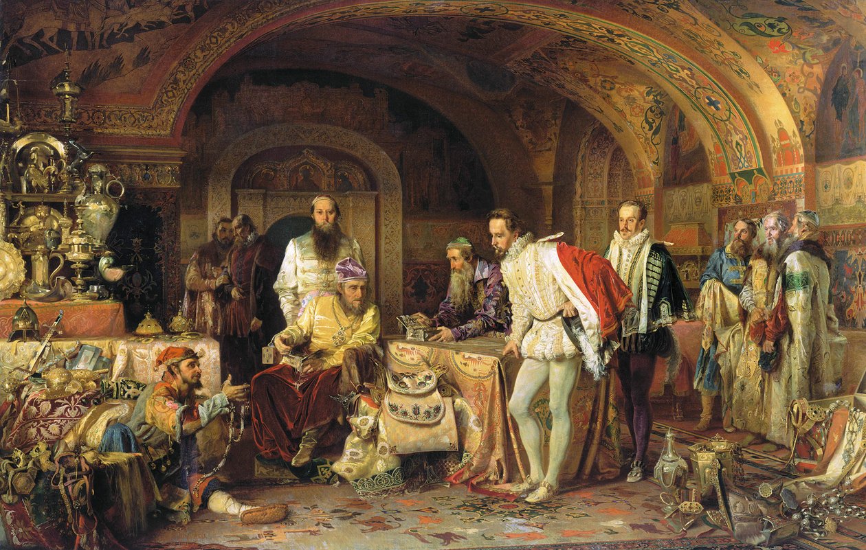 ロシアのイワン 4 世は、1875 年にイギリスのエリザベス 1 世