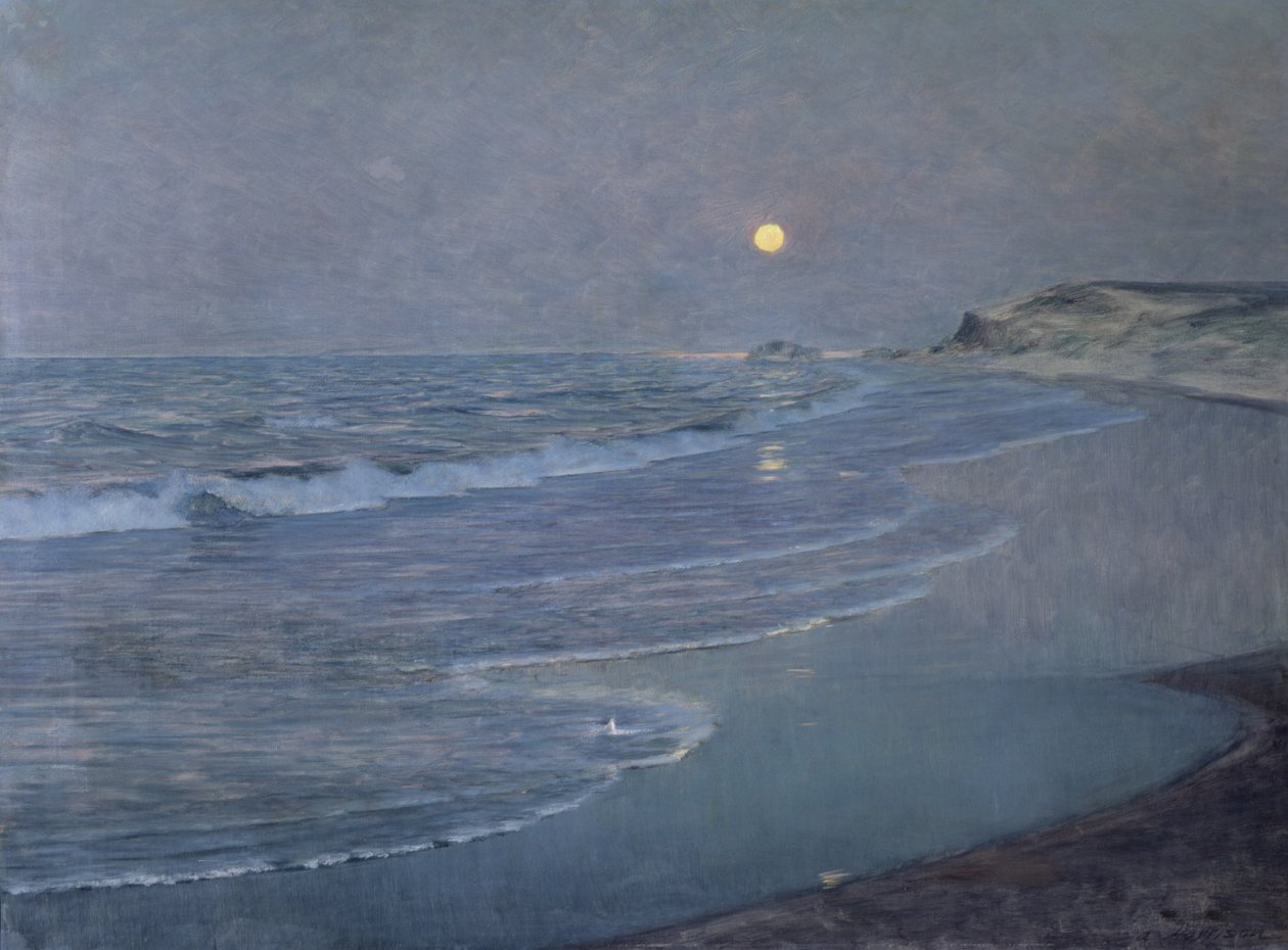 海景、1892-93年 作： アレクサンダー・ハリソン