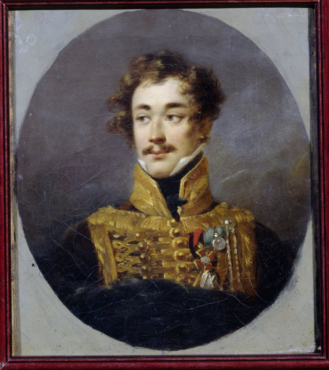 アレクサンダー オルスフィエフ伯爵 (1790-1853) の肖像画。 （アレキサンダー・オルスフィエフ伯爵の肖像）。 アレクサンダー（アレクサンドル）モリナリ（1772-1831）による絵画、キャンバスに油彩 作： アレクサンダー・モリナリ