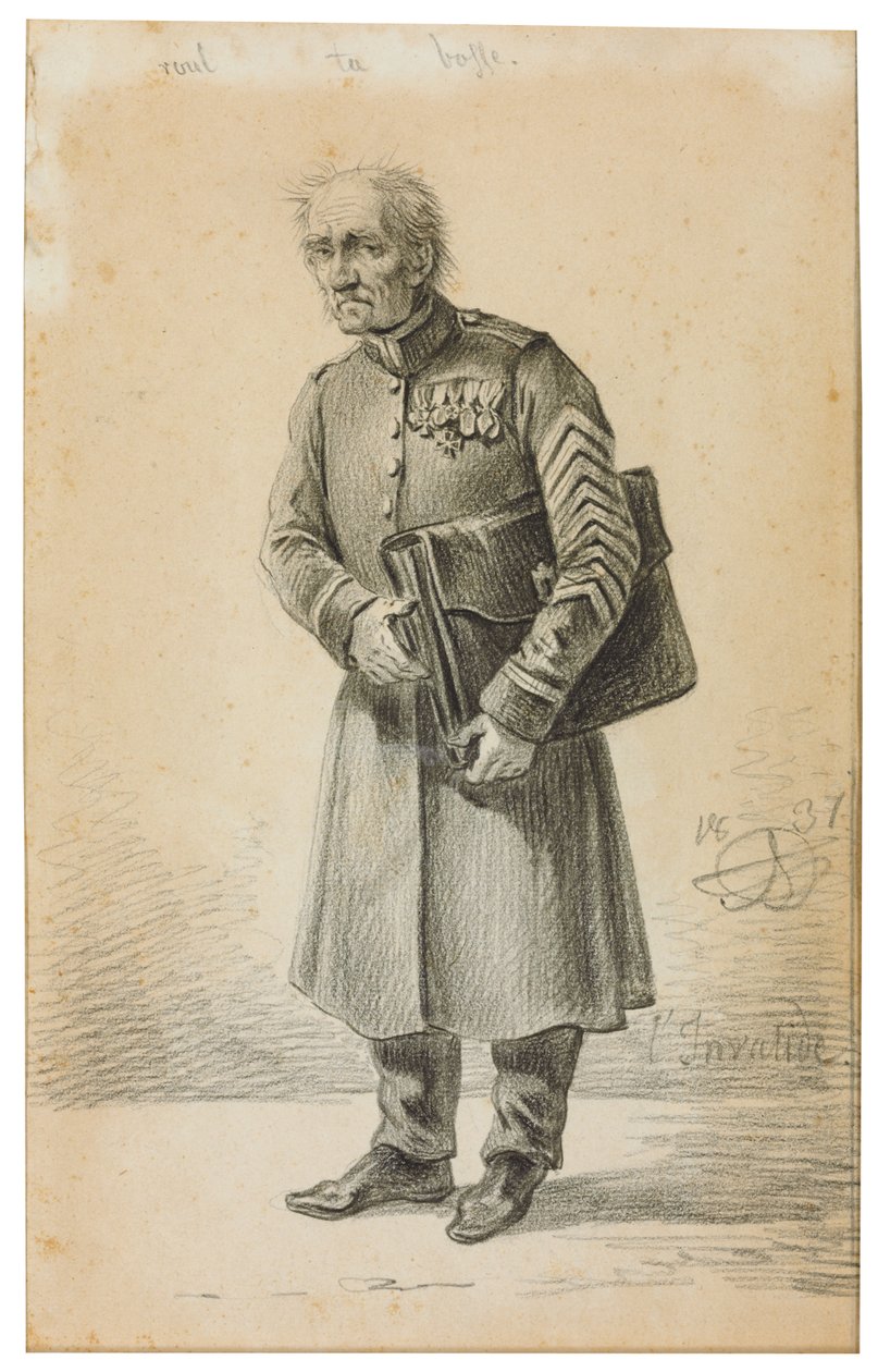 ロシア帝国陸軍の退役軍人、1837年 作： アレクサンダーOrlowski
