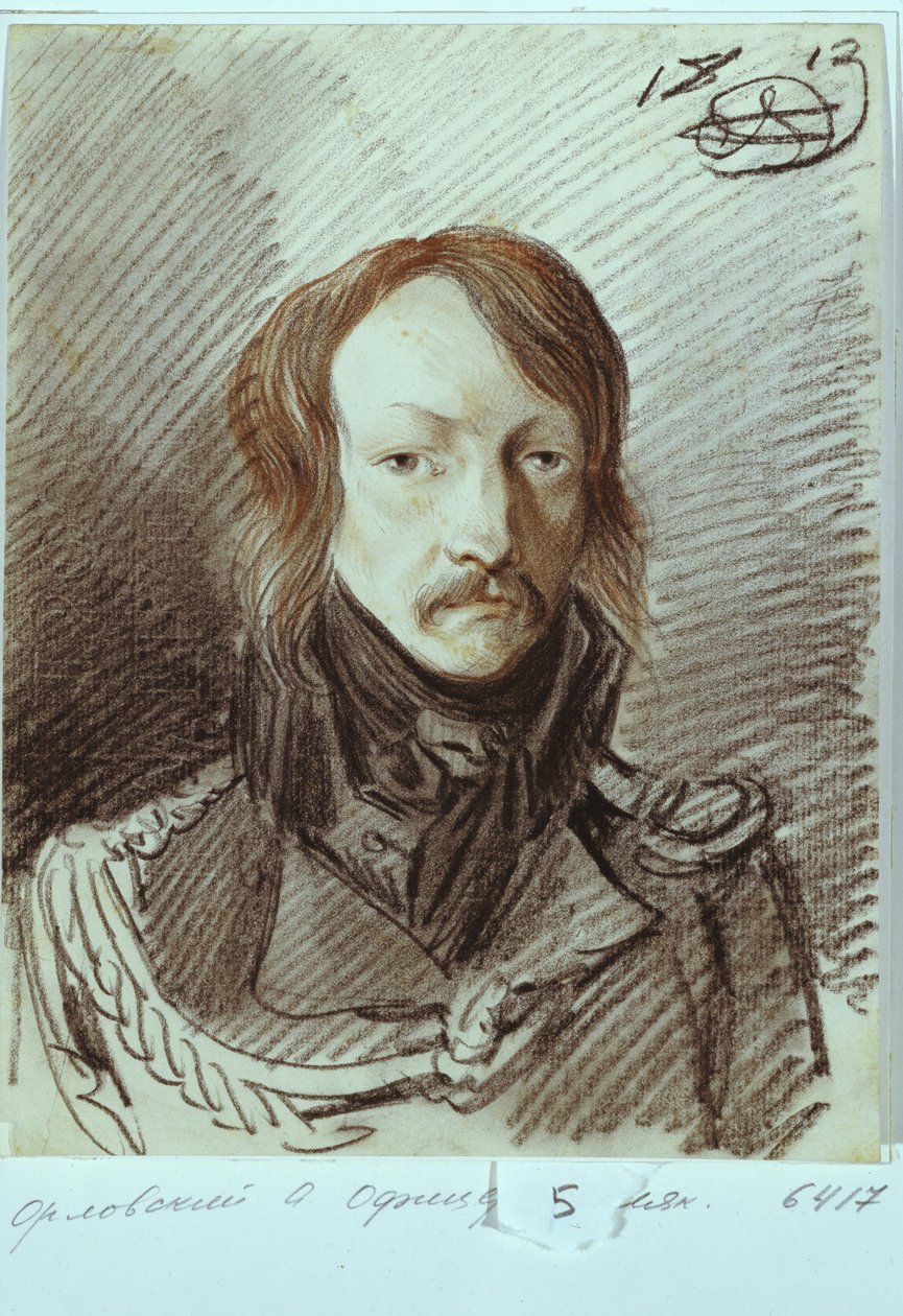 アレクセイ・パブロビッチ・ランスコイの肖像1789-1855、1813 作： アレクサンダー・オシポビッチ・オルロウスキ