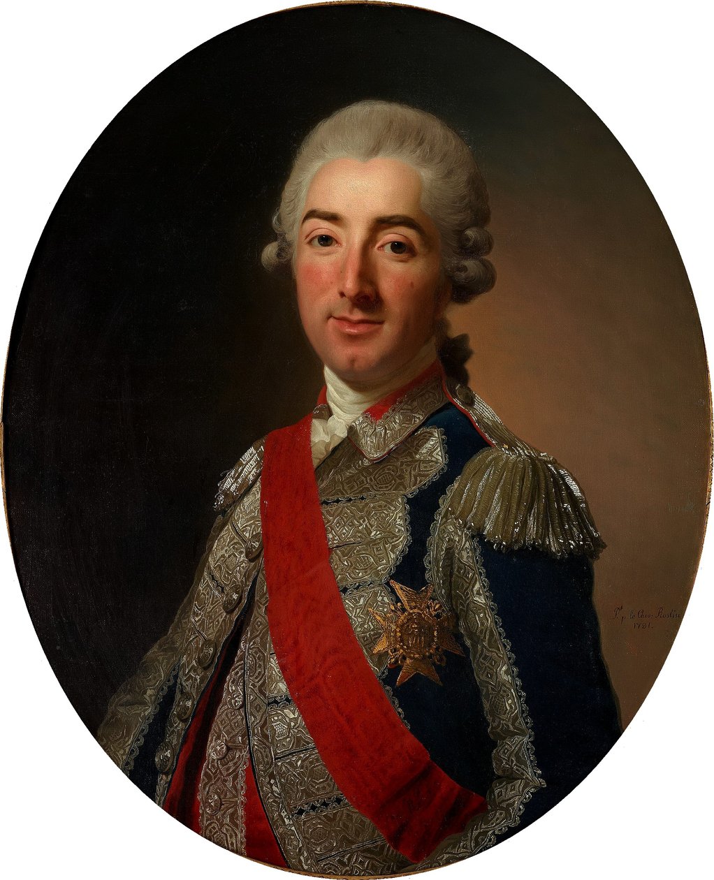 コスメ・ド・ボーポワイル、マルキ・ド・サン・オーレール（1741-1822） 作： アレクサンダー・ロスリン