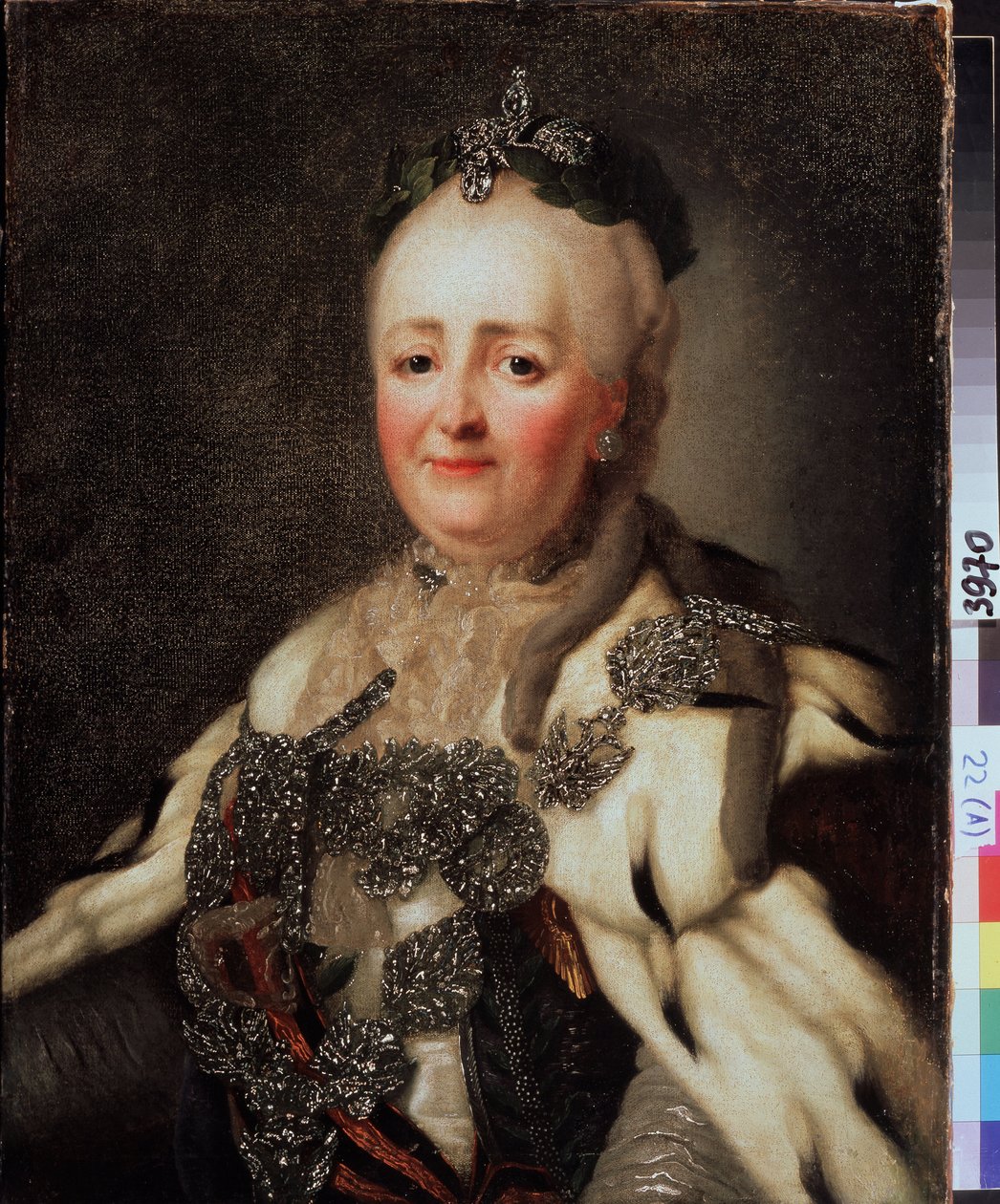 キャサリン 2 世 (カテリーナ 2 世) (1729-1796)、ロシアの女帝の肖像