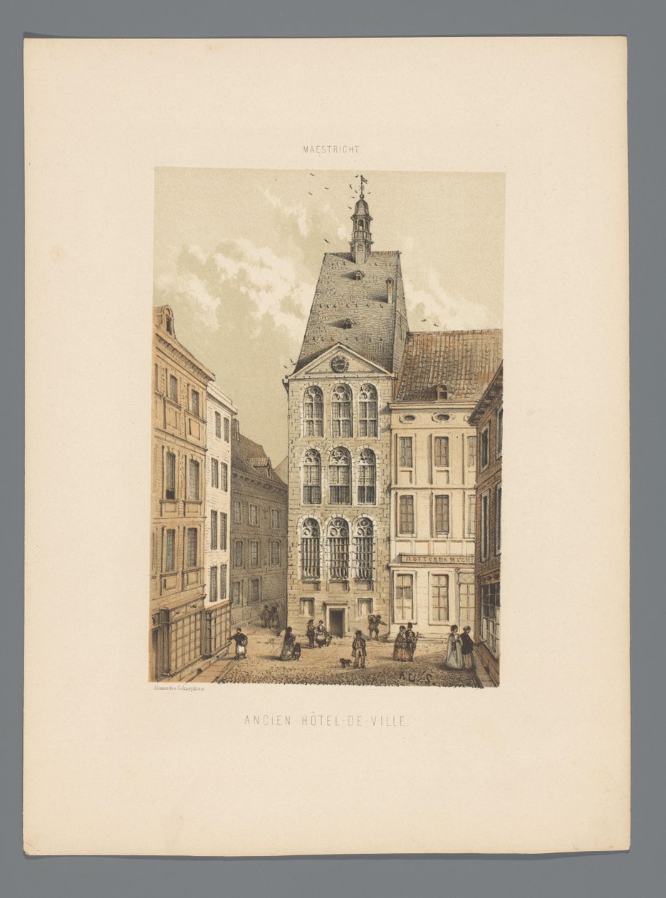 マーストリヒトの旧市庁舎 Ancien Hôtel-de-ville (オブジェクトのタイトル) モニュメント デ マーストリヒト (シリーズ タイトル) 作： アレクサンダーシェープケンス