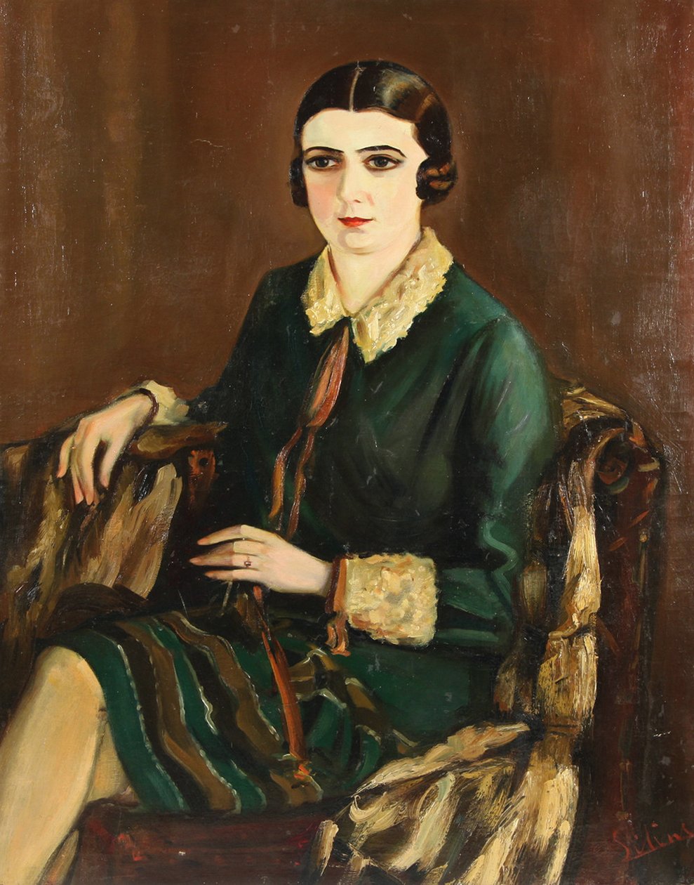 Lilya Brik 1891-1978、1921年の肖像 作： アレクサンダー・シリンズ
