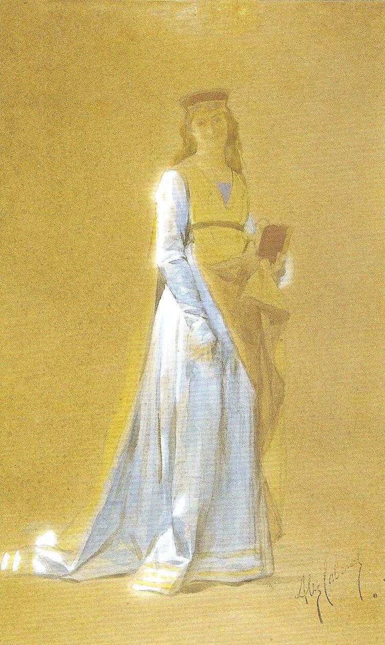 中世の女性 作： アレクサンドル・カバネル
