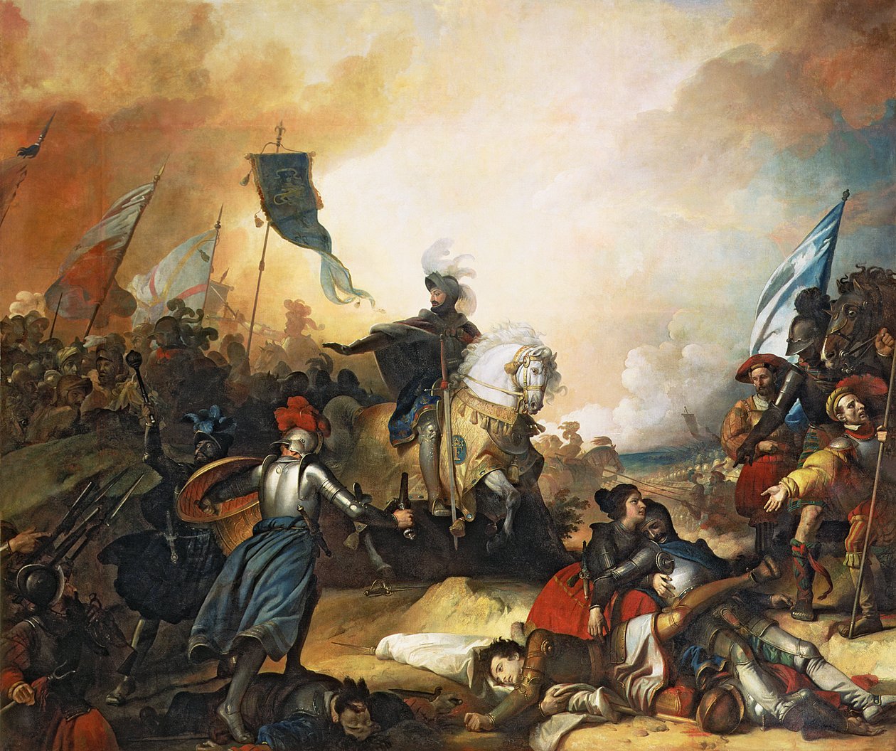 マリニャンの戦い、1836年1515年9月14日 作： アレクサンドル・エヴァリスト・フラゴナール