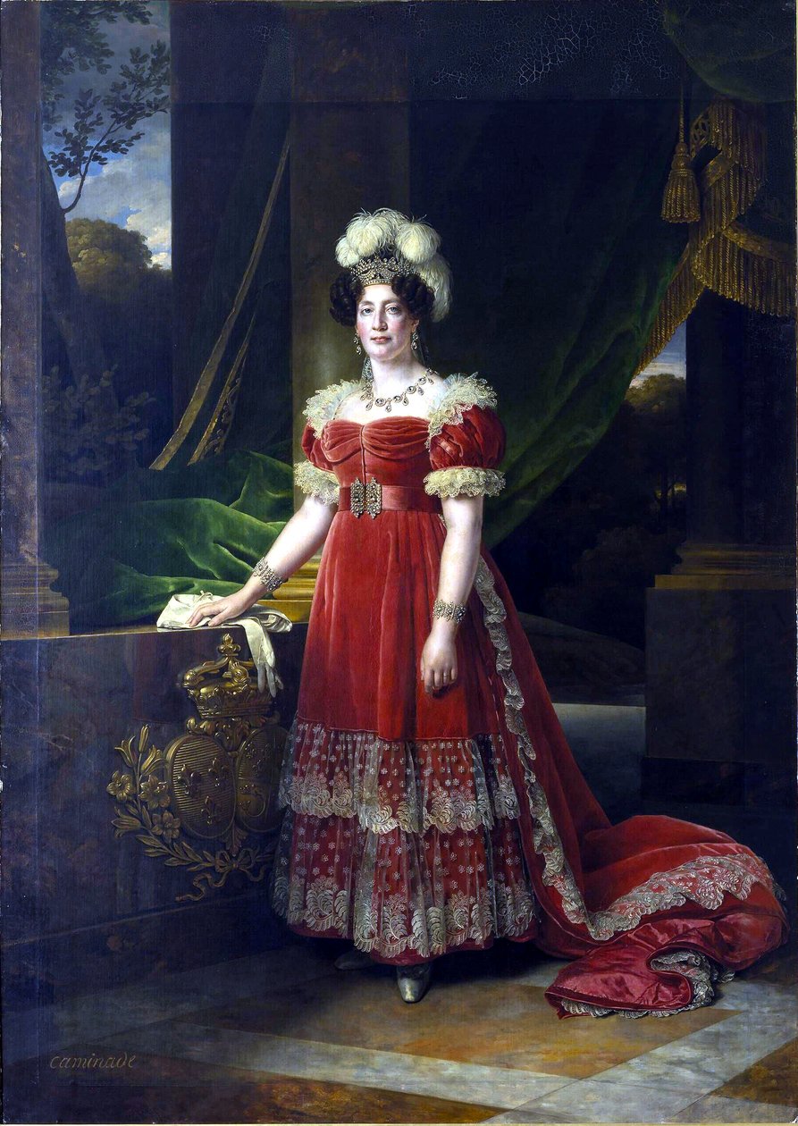 フランスのマリーテレーズ、アングレーム公爵夫人（1778-1851）の肖像 作： アレクサンドル・フランソワ・カミナード