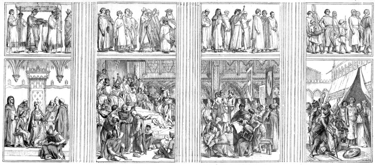 パンテオンの左翼橋、パリ、c1880-1882の絵画。 作： アレクサンドル・カバネル