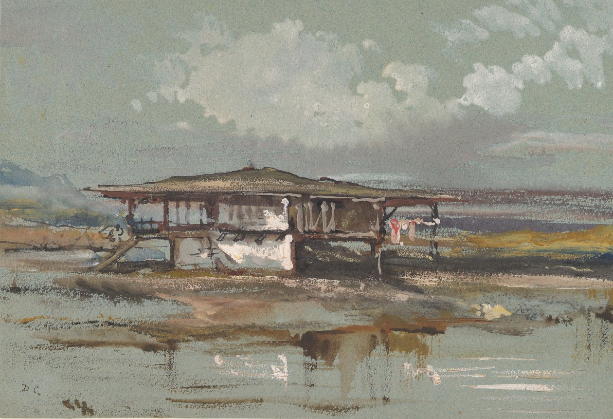 トルコの家、1820  -  60年。 作： Alexandre Gabriel Decamps