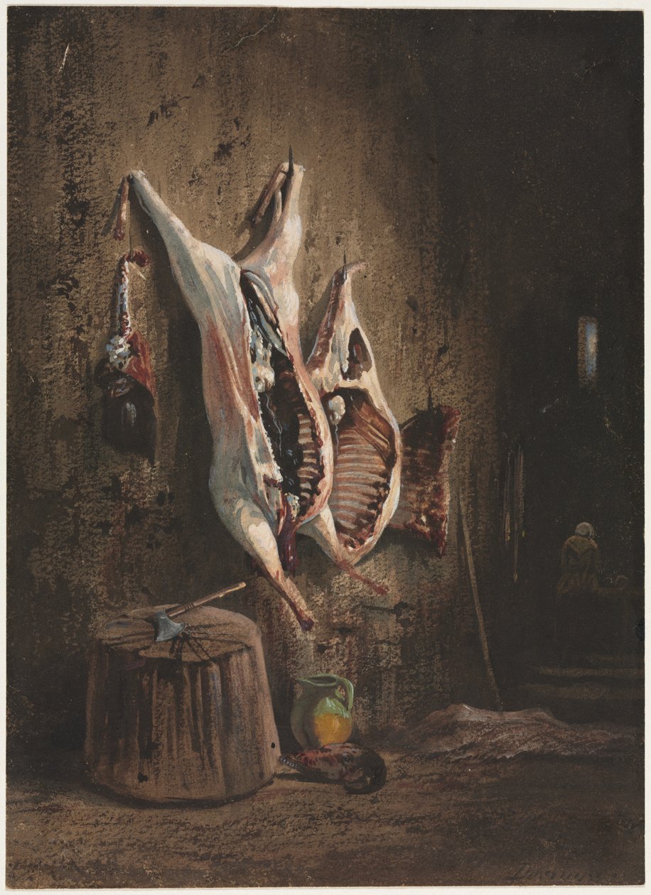 死体、1840年から1860年。 作： Alexandre Gabriel Decamps