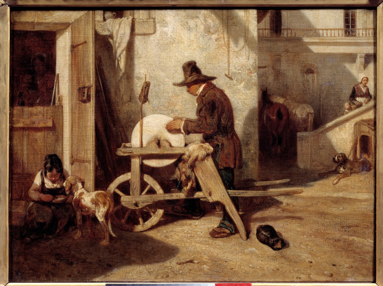 アレクサンドルガブリエルデカンプによるリモルダー絵画 作： Alexandre Gabriel Decamps