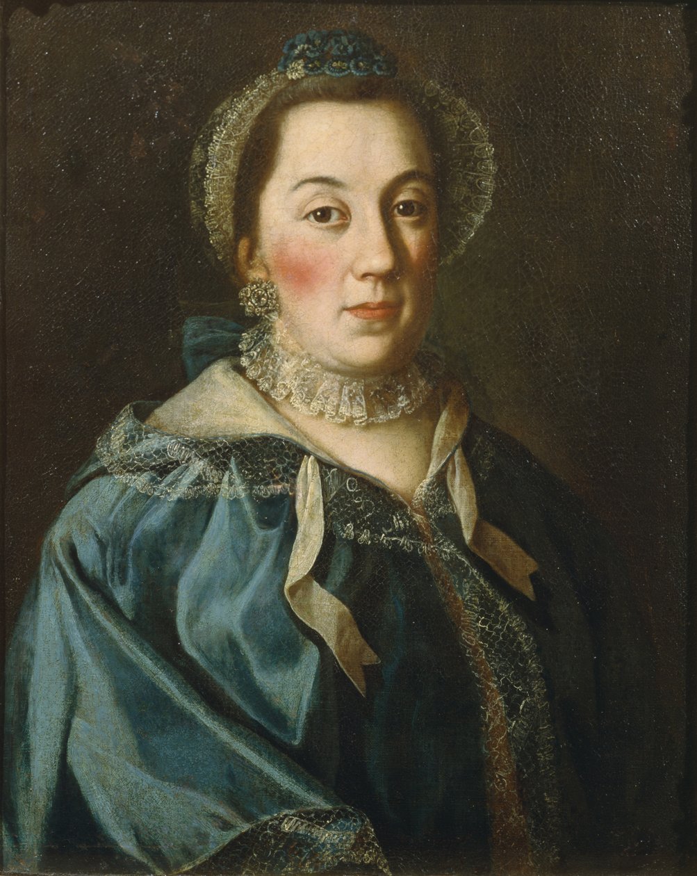 イェリザヴェタ伯爵夫人の肖像（1793年） 作： アレクセイ・ペトロヴィッチ・アントロポフ