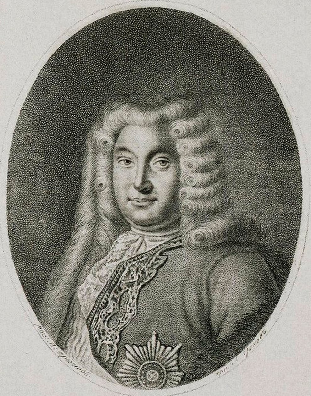 副学長アンドレイ・オスターマン伯爵の肖像 1687-1747、c1812。 作： アレクセイペトロヴィッチグラチェフ