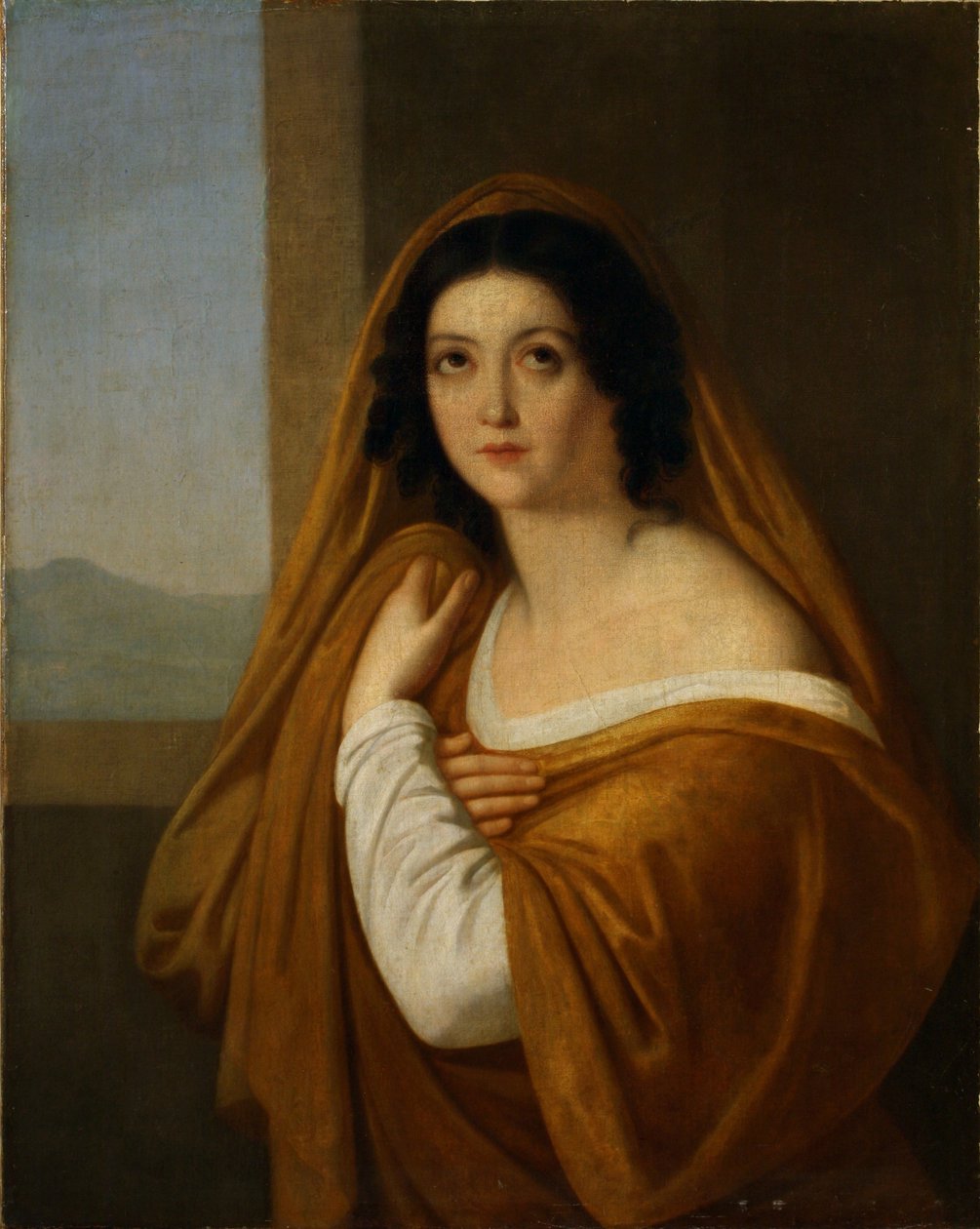 エフドキア・アヴドチャ・イワノフナ・ゴリツィナ王女の肖像、旧姓イズマイロワ 1794-1890、1810年代 作： アレクセイ・イェゴロビッチ・イェゴロフ