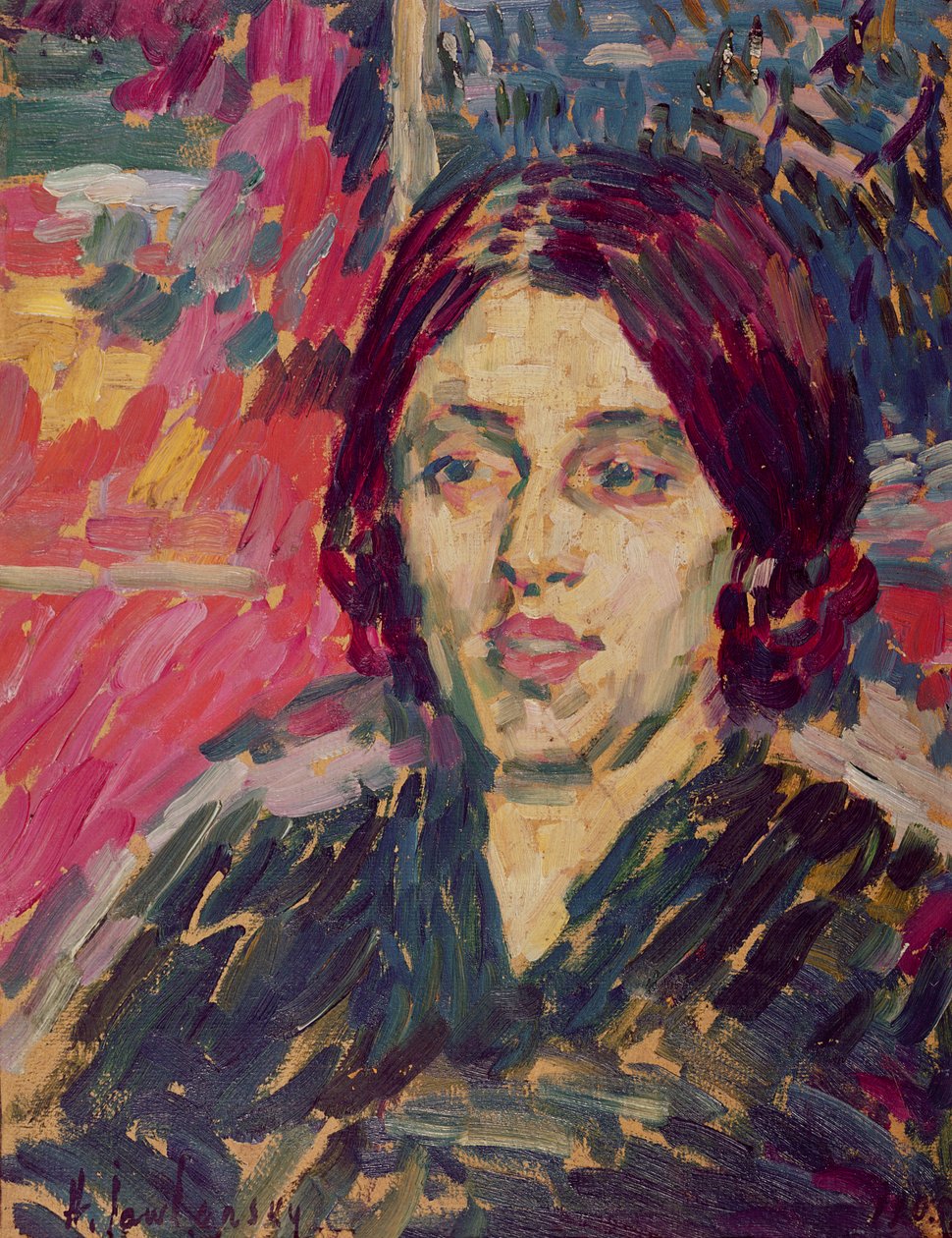 マリー・キュリー（1867-1934）c.1905 作： アレクセイ・フォン・ヤウレンスキー