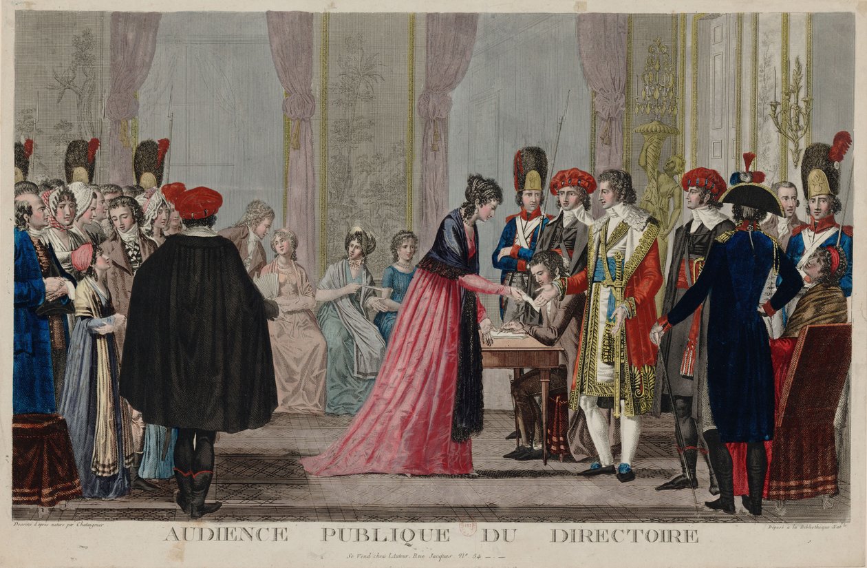 ディレクトリの公聴会、1797年頃。 作： アレクシスチャット署名者