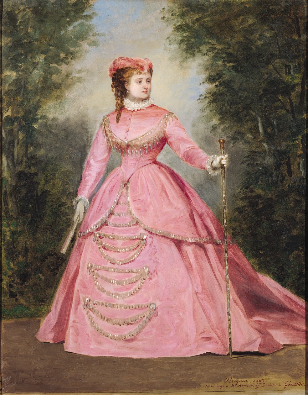 ホルテンス・シュナイダー（1838-1920）1868 作： アレクシス・ジョセフ・ペリニョン