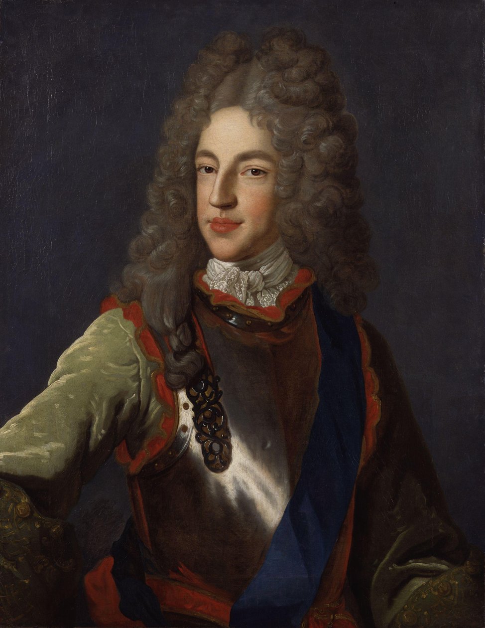 ジェームズ・フランシス・エドワード・スチュアート（1688-1766）の肖像 作： アレクシス・サイモン・ベル