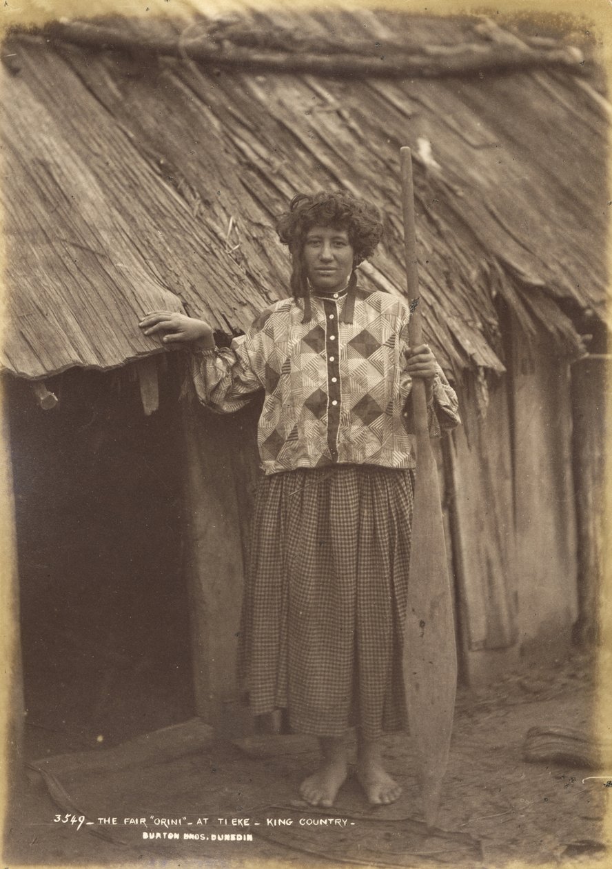 The Fair &39;Orini&39;-At Ti Eke-King Country（albumen print） 作： アルフレッド・バートン