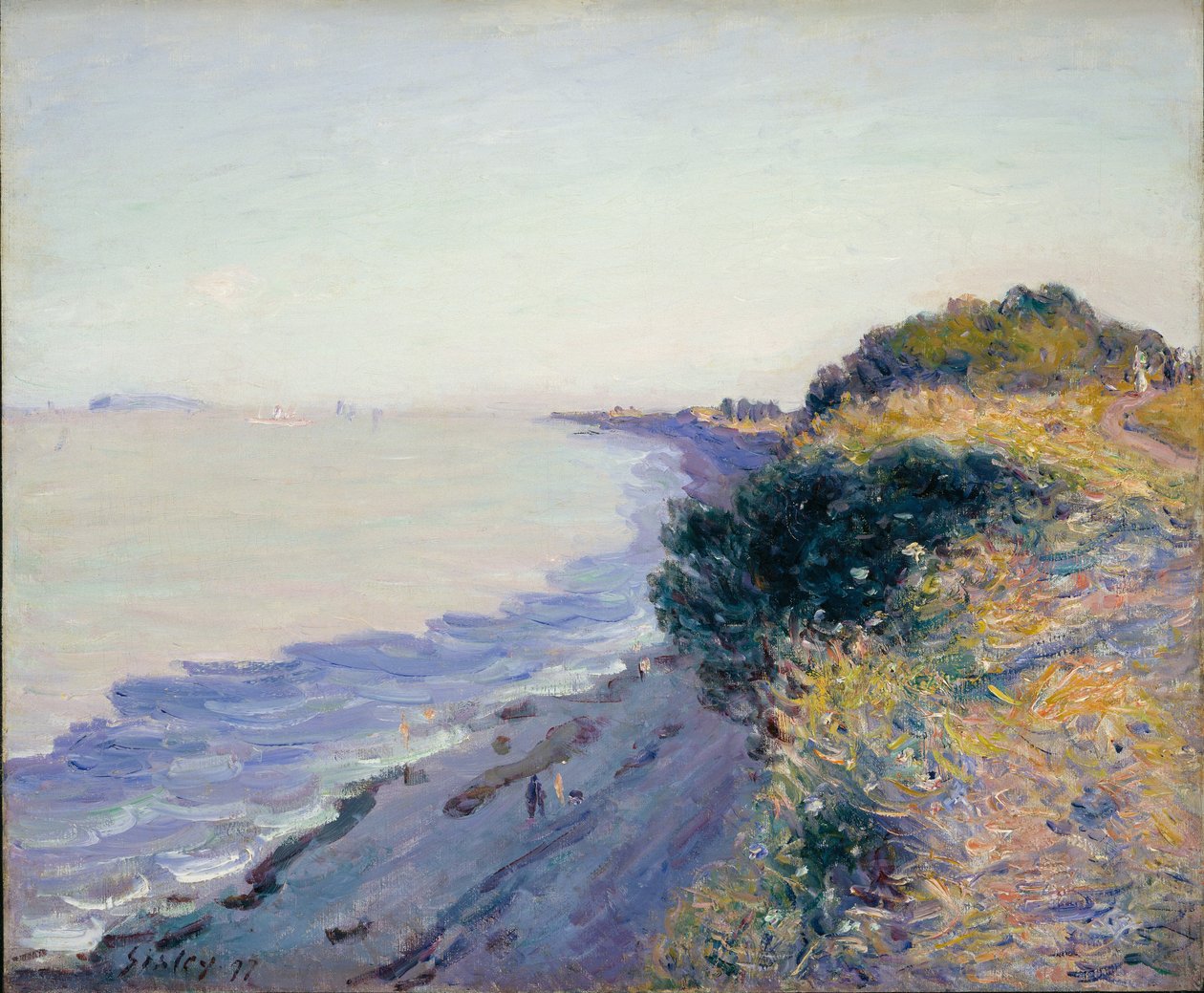 ブリストルチャネル、夕方、1897 作： アルフレッド・シスレー