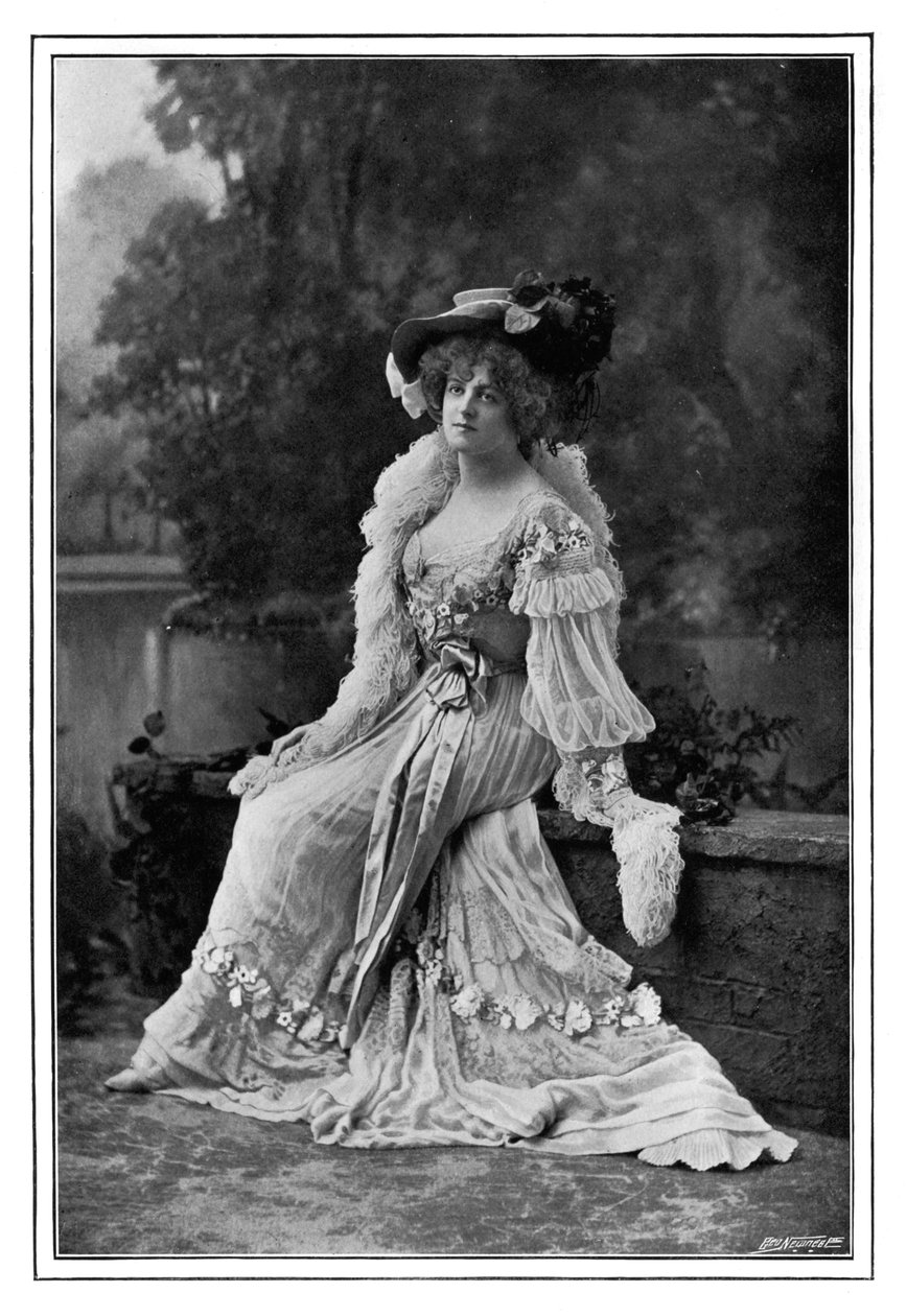 マリースタッドホルム、イギリスの演劇女優、1901年。 作： アルフレッド・エリスとワレリー
