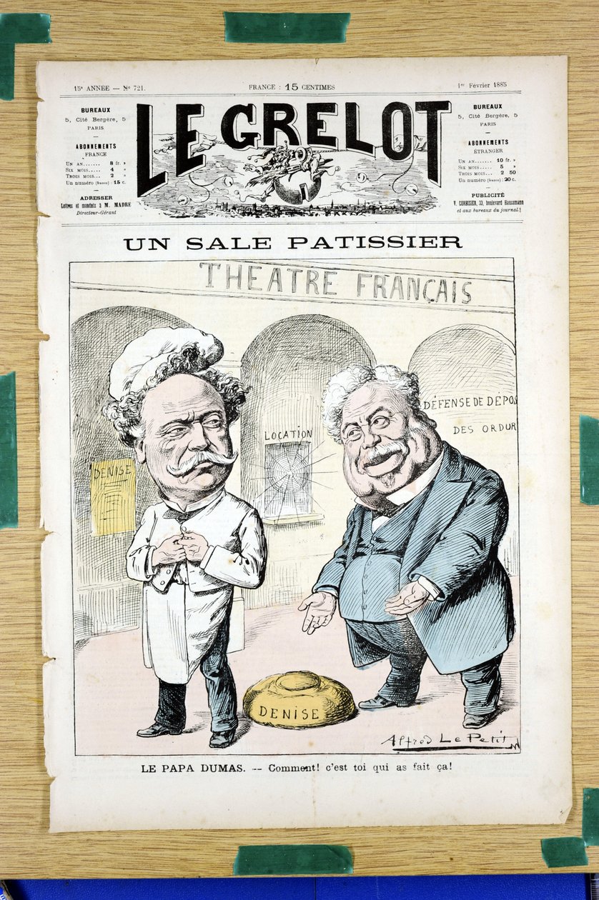 Le Grelot」721号の表紙、Satirique en Couleurs 作： アルフレッド・ル・プティ