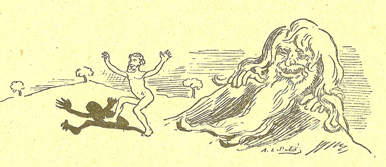 グロージャンのアルフレッド・ル・ペテ（1841-1909）とその治療法のイラスト 作： アルフレッド・ル・プティ