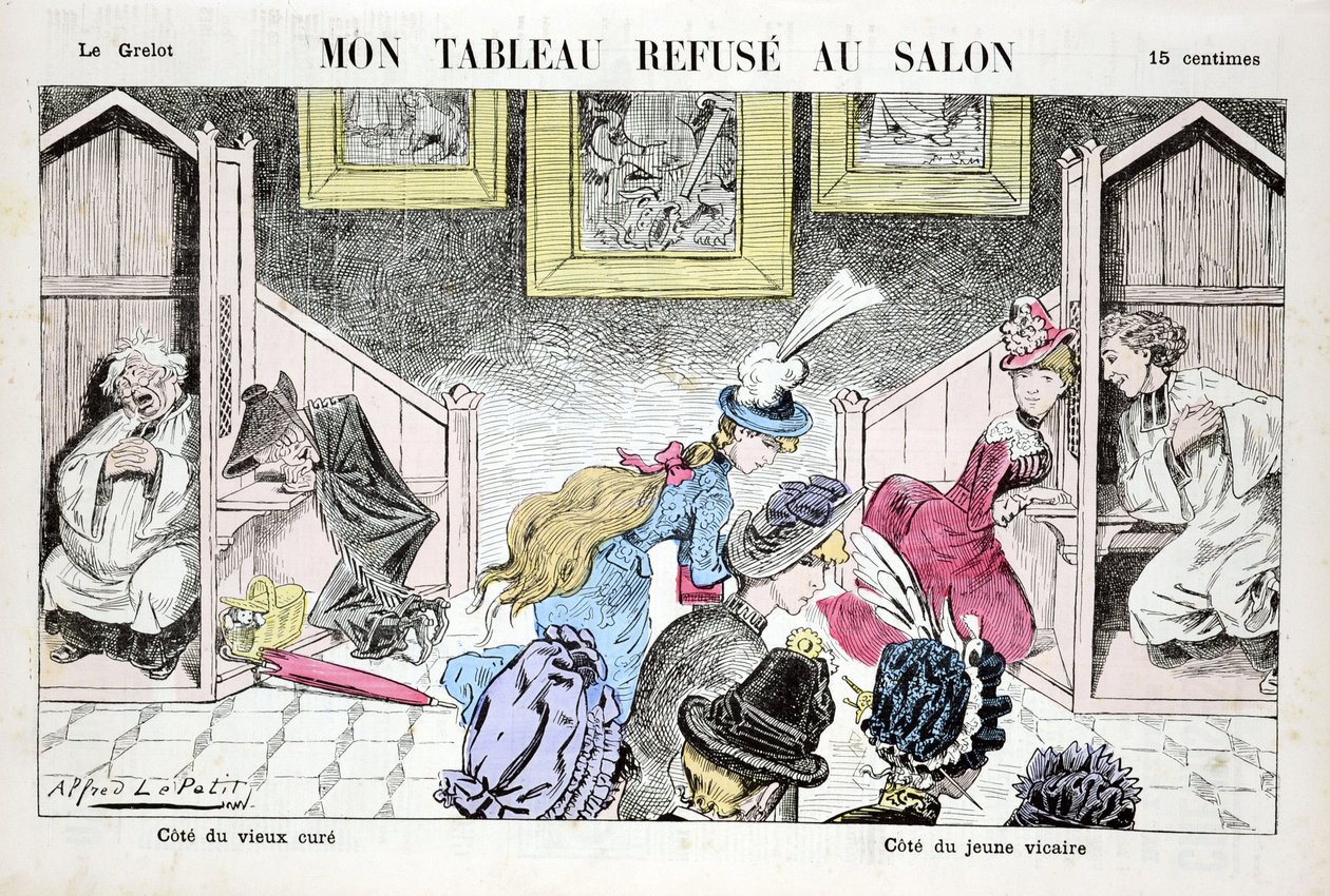 Le Grelot、735番、Satirical en Colours 作： アルフレッド・ル・プティ
