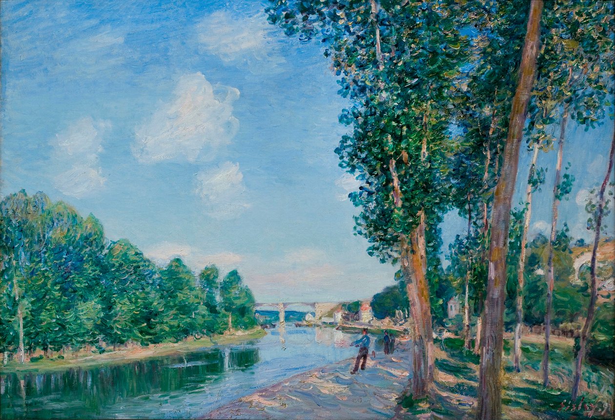聖マム、6 月のソレイユ - アルフレッド・シスレー (1839-1899) の絵画 作： アルフレッド・シスレー
